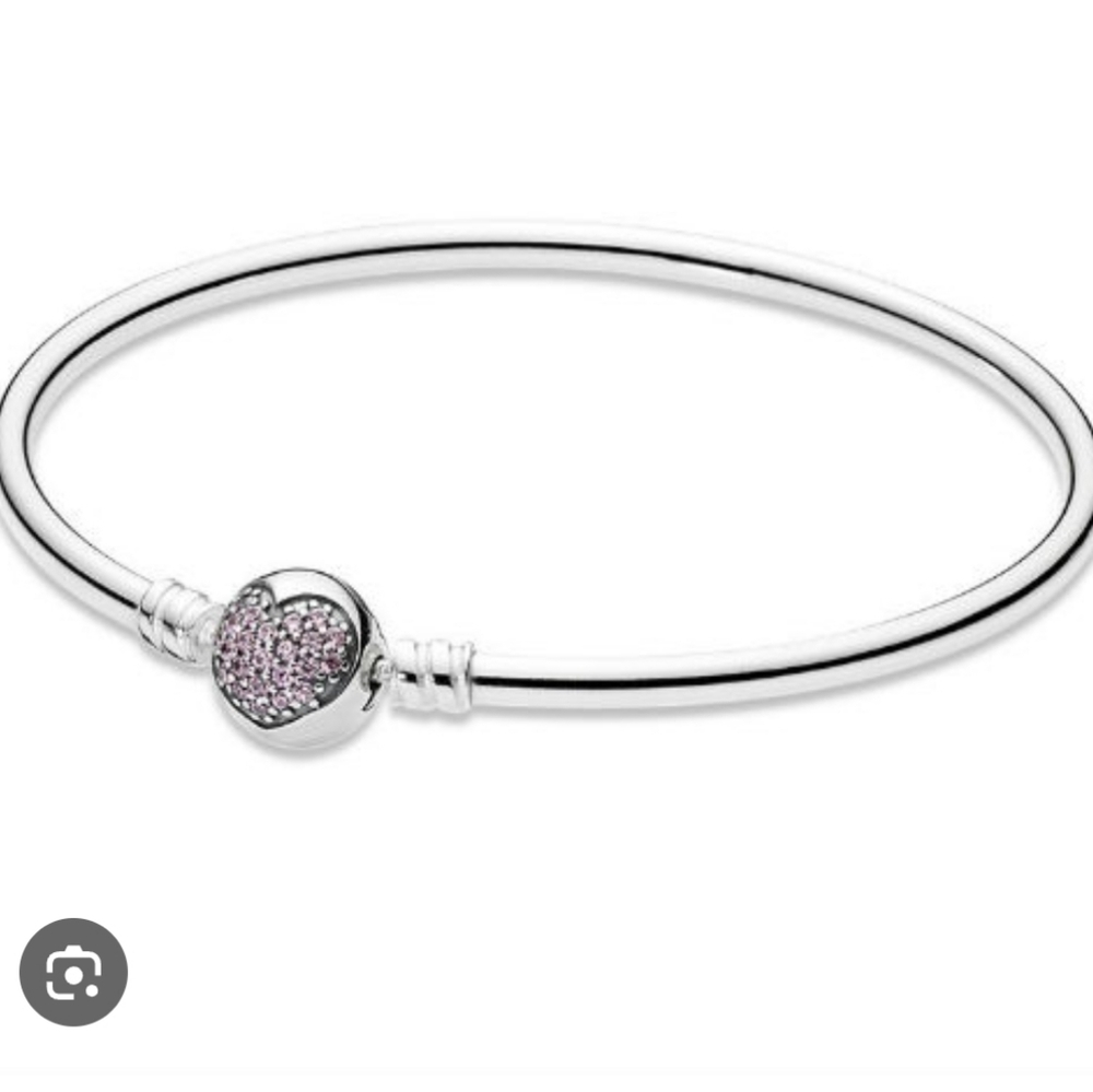 Pandora LE Circle of Love Set with Pink Zirconia Bangle Bracelet- USB792319